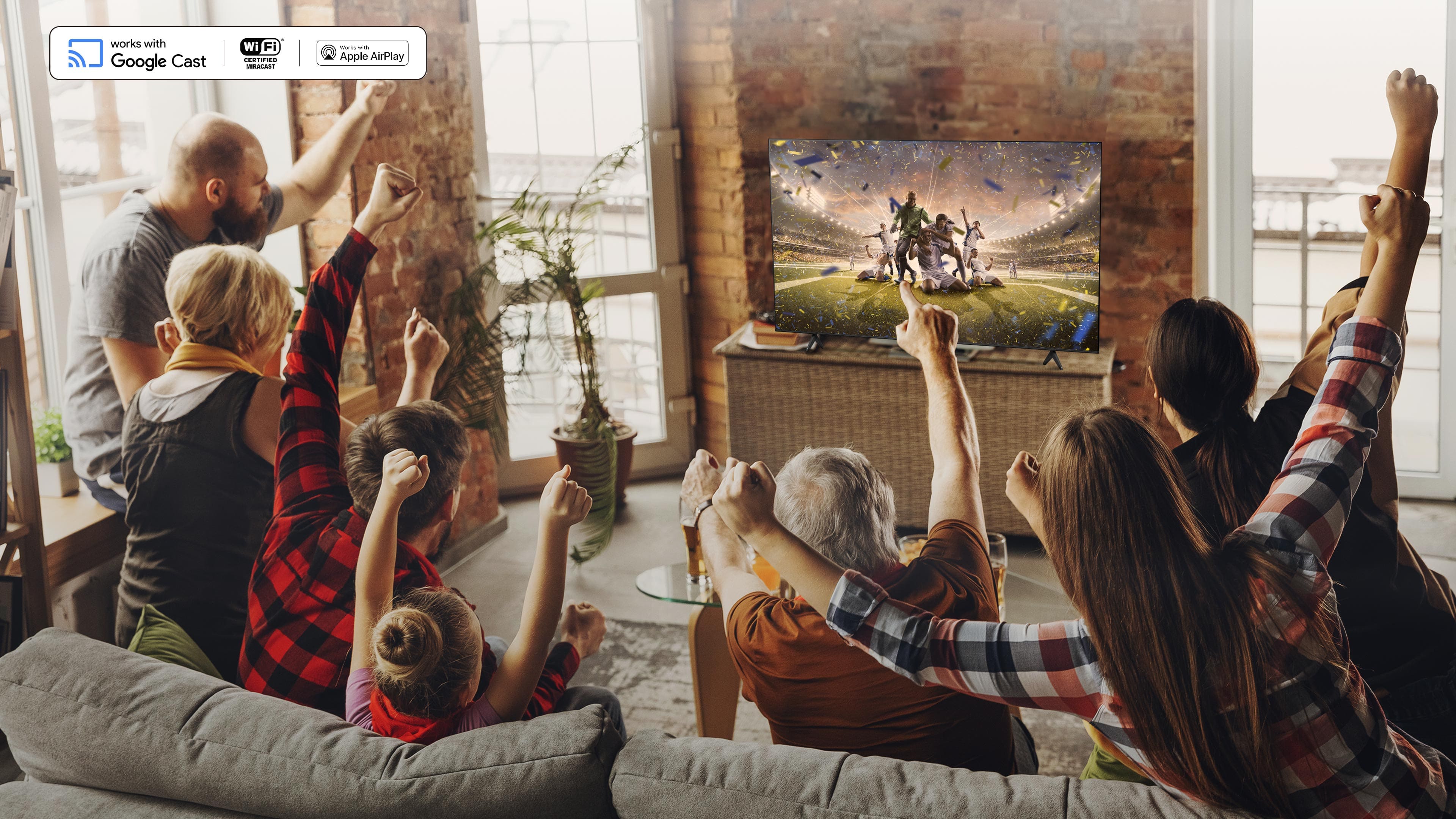 Miracast & Google Cast (Chromecast) & Airplay 2