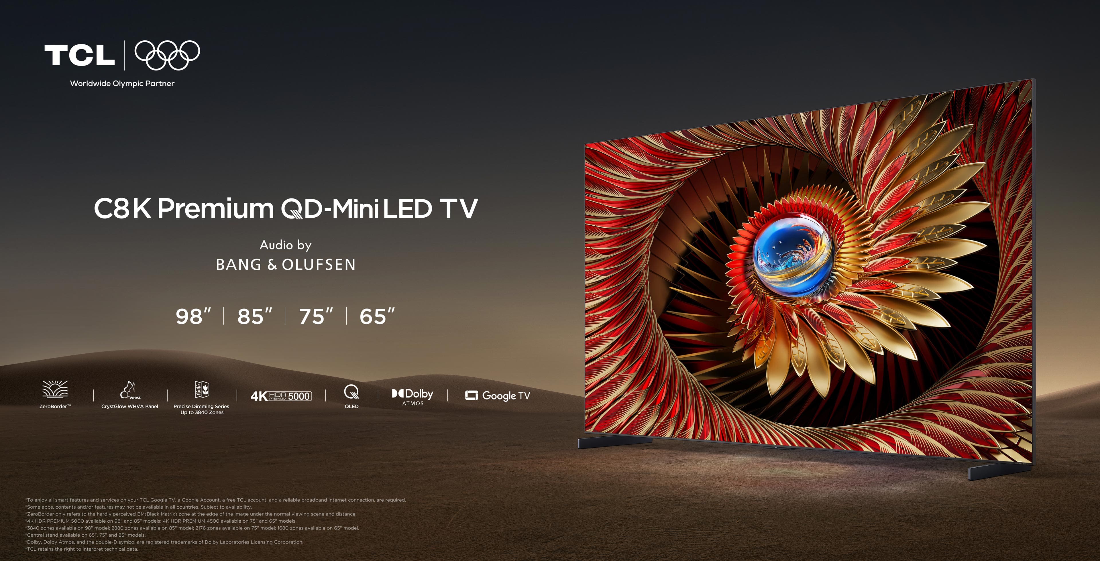 C8K Premium QD-Mini LED TV