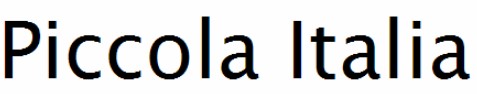 Официальный логотип бренда Piccola