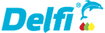 Офіційний логотип бренду Delfi