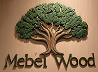 MebWood Офіційний логотип бренду MebWood