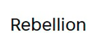 Официальный логотип бренда Rebellion